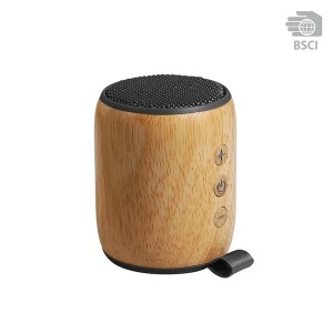Enceinte bluetooth promotionnelle en bois 3w