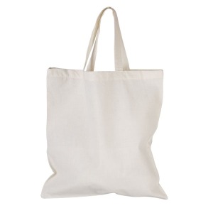 Sac shopping en coton 105g/m² anses courtes