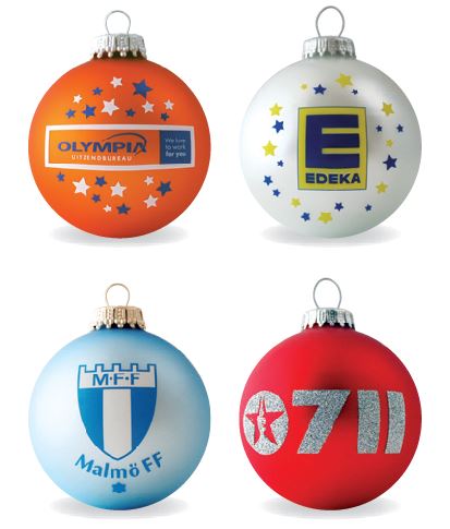 Boule De Noël Publicitaire Boule De Noël Personnalisée
