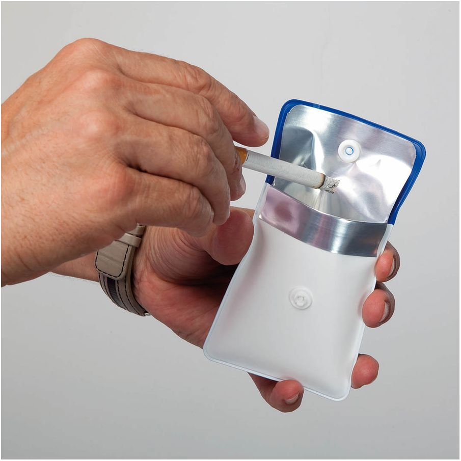 Cendrier De Poche Anti-odeurs - Compact Et Pratique Pour Fumeurs Nomades - Couleur Or Rose