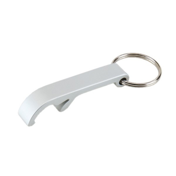 Porte-clés décapsuleur avec nom personnalisé couleur personnalisable. Argenté - 24032021195RK-001 argenté