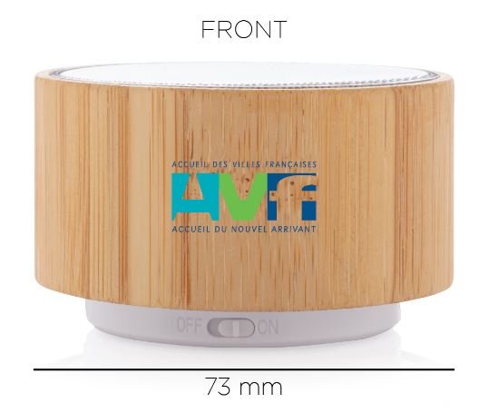 Enceinte en bambou