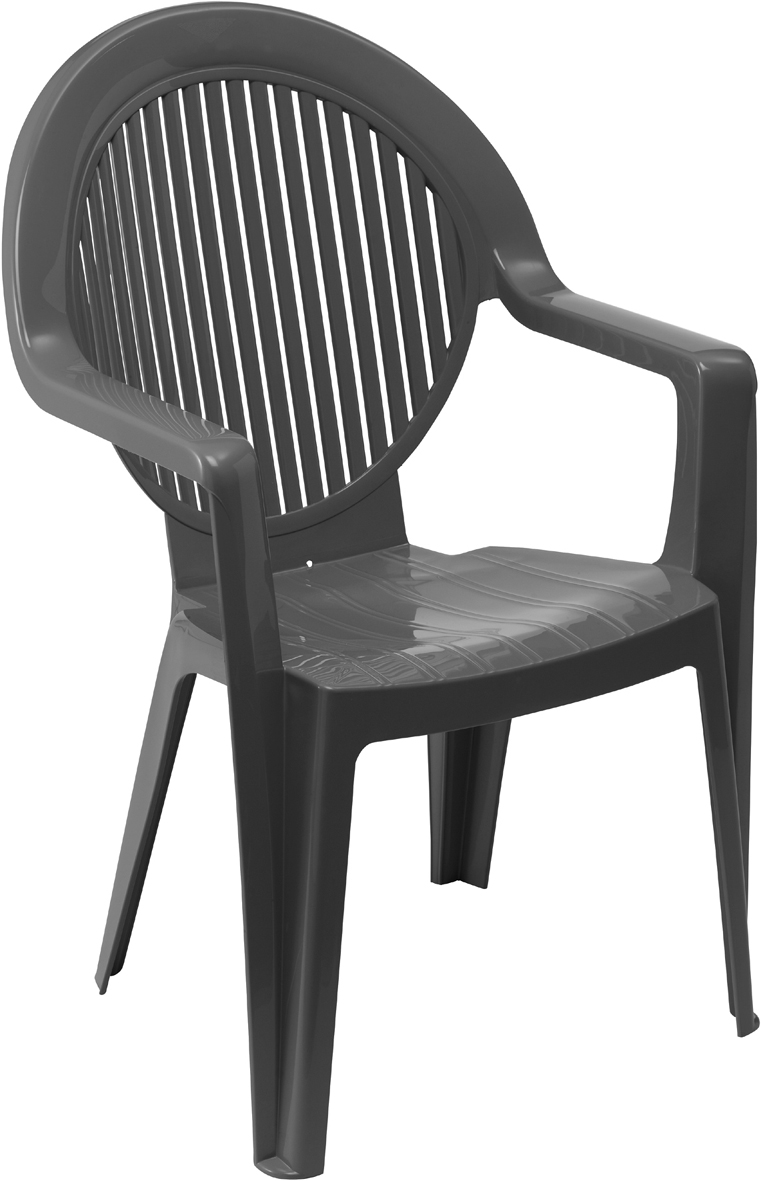 fauteuil de jardin anthracite publicitaire personnalisable 0156290