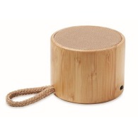 COOL Round bamboo wireless speaker