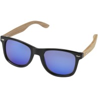 Hiru polarisierte verspiegelte Sonnenbrille aus rPET/Holz in Geschenkbox