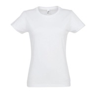 Camiseta de cuello redondo para mujer - IMPERIAL WOMEN (Blanco - 3XL)