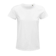 CRUSADER WOMEN - T-Shirt für Frauen aus Jersey mit eng anliegendem Rundhalsausschnitt - Weiß 3XL