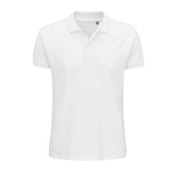 PLANET MEN - Polohemd für Männer - Weiß 4XL