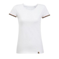 RAINBOW WOMEN - Tee-shirt femme manches courtes - Blanc - 3XL