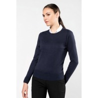 Pull publicitaire Supima® col rond femme