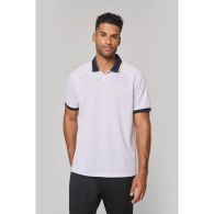 Maillot lifestyle à col polo publicitaire unisexe