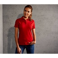 Womens Jersey Polo - Damen Polo-Shirt aus Jersey-Mesh