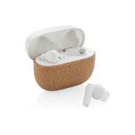TWS-Kopfhörer aus recyceltem RCS-Kunststoff und Oregon-Kork