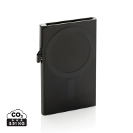 Porte-cartes personnalisable magnétique pour téléphone en aluminium
