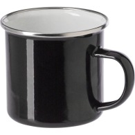 Mug / quart personnalisable émaillé en acier inoxydable 350 ml