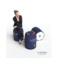 Inflatable footstool 50cm