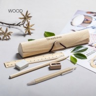 Palermo - Kit de papelería Nature Line de madera