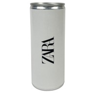 Canette d'eau personnalisée de 250ml, légèrement pétillante, étiquette adhésive Canette d'eau personnalisée de 250ml, légèrement pétillante, étiquette adhésive