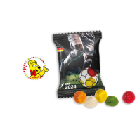 Formas estándar HARIBO personalizable en bolsa promocional, Mini balones de fútbol HARIBO