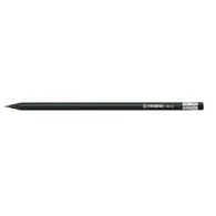 STABILO lápiz de grafito negro con punta de goma
