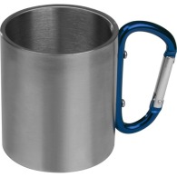 Tasse en métal avec mousqueton promotionnel