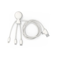 Photo de Mr bio long - câble d'1m avec une double entrée type c/usb
