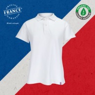 Polo-Shirt aus Piqué-Strick für Frauen PAULETTE