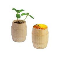 Mini-tonneau en bois personnalisable - Souci