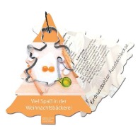 Rezeptbuch Weihnachten, Tannenbaum, mit Kuchenform Tannenbaum - Standarddesign