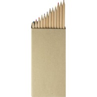 Paquet 12 crayons en bois de couleur