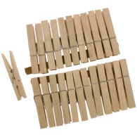 Pince à linge 7cm 24er naturel pinewood