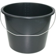 Seau 12 litres noir conditionnellement appropriés