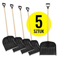 Ensemble de 5 pelles à neige pour le déneigement