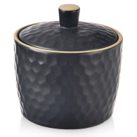 Sucrier en céramique noire Tea Time 320ml
