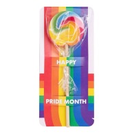 PUBLICITÉ SUCETTE publicitaire ARC-EN-CIEL 18g AVEC CARTE
