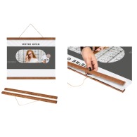 Rail de suspension pour affiche « Madera » 50cm