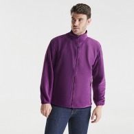 ARTIC - Fleece jacket with lined stand-up collar and tone-on-tone reinforced lining