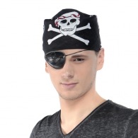 Black Pirate Bandana