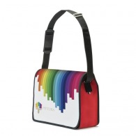 Four-colour messenger bag - French manufacture