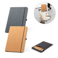 Recycled leather a5 notepad