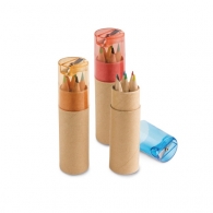 Caja de 6 lápices de color de promoción