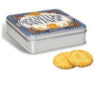 Boîte carré avec galettes pur beurre