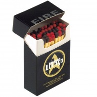 Box of 40 flip top matches