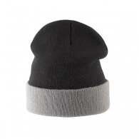 Two-tone children's hat with lapel