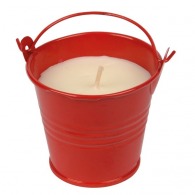 Candle in a bucket