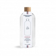 750ml bottle 100% recycled PET made in France