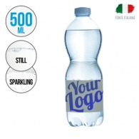 Botella de agua de 500 ml de diseño redondo
