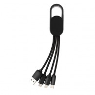 4 in 1 cable with carabiner