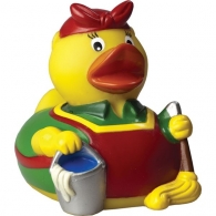 La señora de la limpieza de Squeaky Duck.