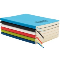 Notebook with soft cover